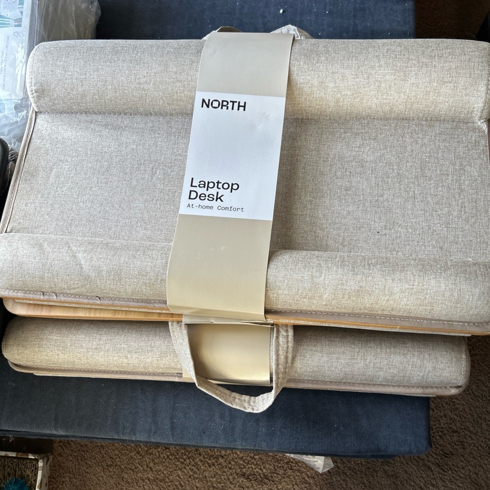 North Beige Laptop Desk